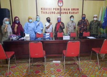 142 Anggota KPPS Tanjabbar Reaktif Rapid Test Menunggu Hasil Swab