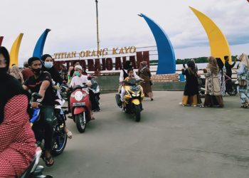 Cegah Penyebaran Covid-19, Titian Orang Kayo Kualatungkal Ditutup