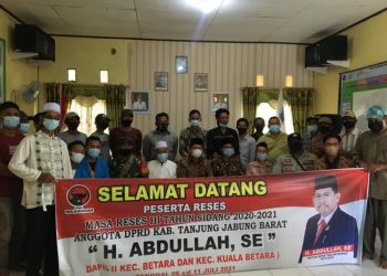 Reses Ke Desa Kuala Indah, Ketua DPRD Tanjabbar Siap Perjuangkan Keluhan Masyarakat