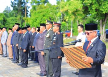 Ketua DPRD Muaro Jambi Bacakan Pesan Pahlawan Nasional di Upacara Hari Pahlawan 2024