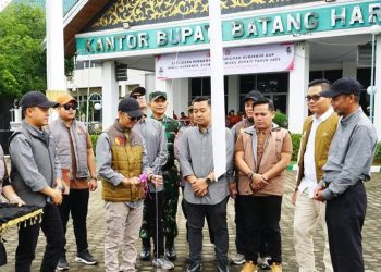 Sekda Batanghari Hadiri Apel Siaga Pengawasan Pilkada Serentak