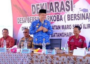 Pjs. Bupati Batanghari Hadiri Deklarasi Desa Bersih Narkoba