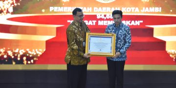 Pengelolaan Arsip Terbaik, Pemkot Jambi Raih Penghargaan Nasional dari ANRI